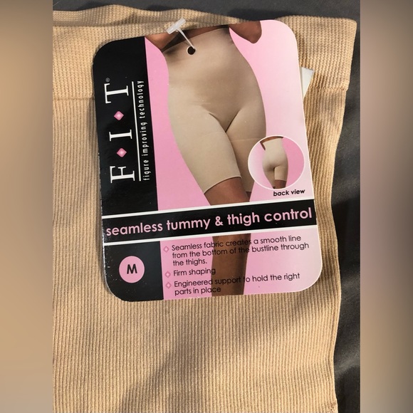 F.I.T Figure Improving Technology Light Control Seamless High Waist Shorts Med - Picture 2 of 2